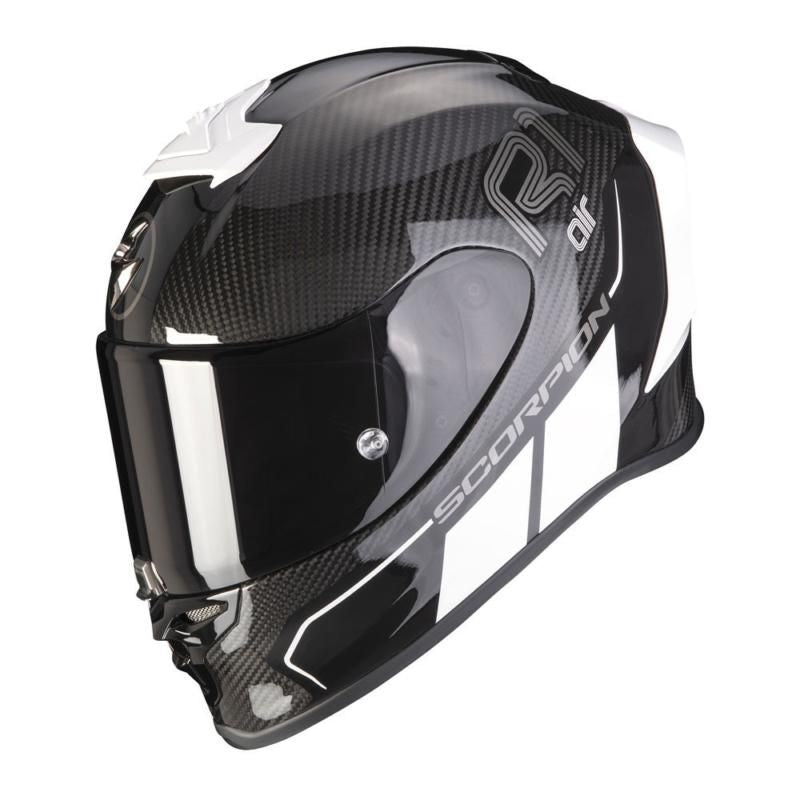 Scorpion EXO R1 Air Evo Carbon Corpus 2 Full Face Helmet Black / White