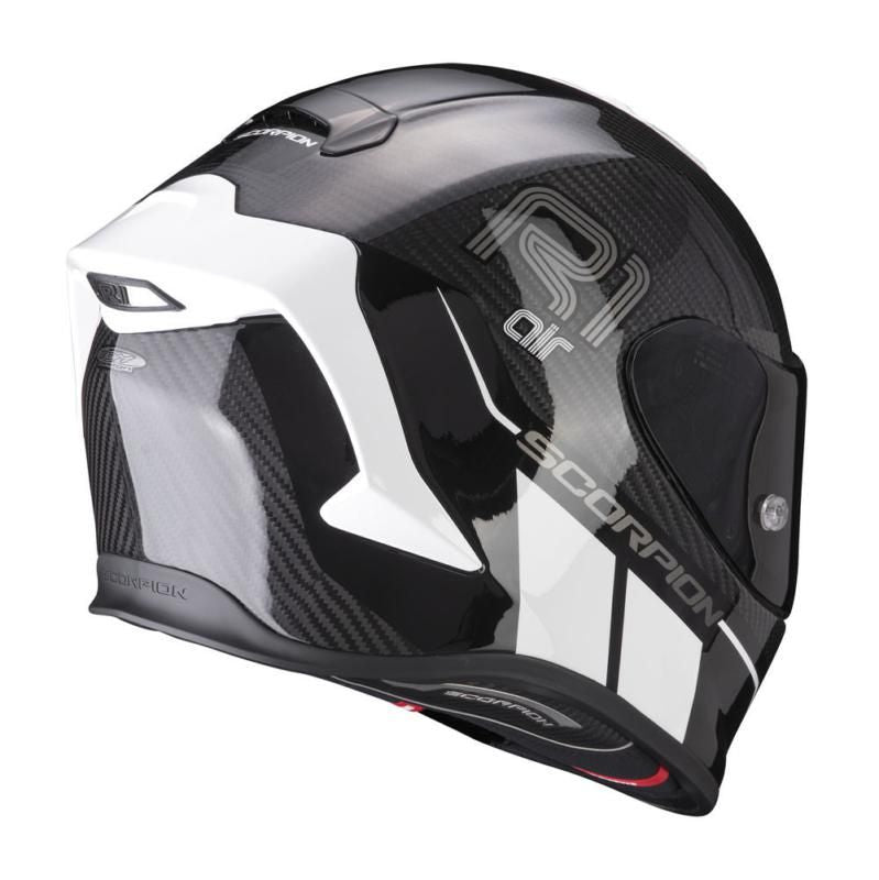 Scorpion EXO R1 Air Evo Carbon Corpus 2 Full Face Helmet Black / White