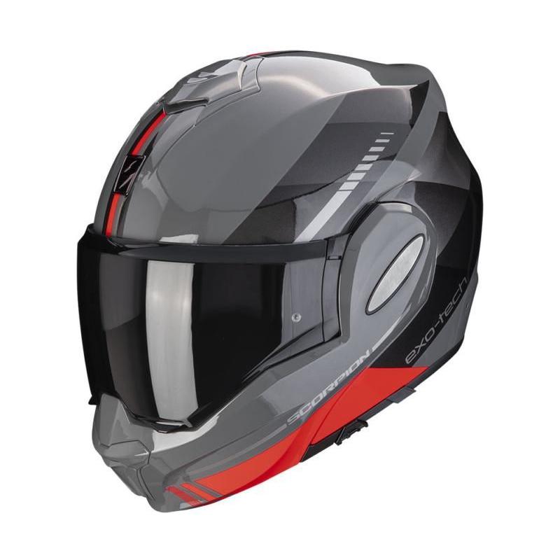 Scorpion EXO-Tech Evo Genre Flip-Up Helmet Grey / Black / Red