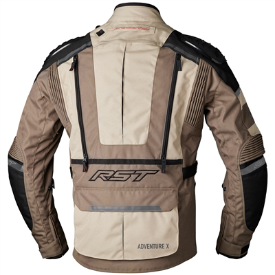 RST Pro Series Adventure-X CE Textile Jacket Sand / Brown - FREE UK Shipping, FREE 365 Day Returns | Moto Central