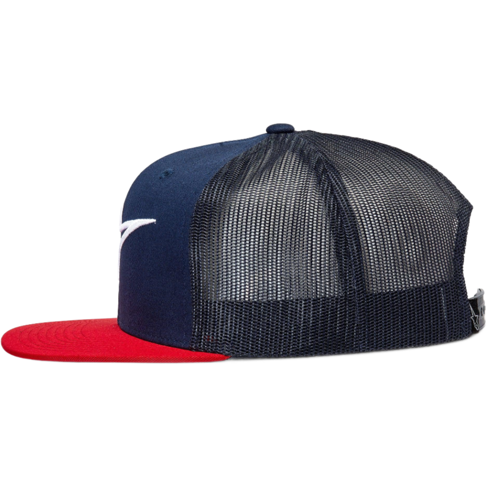 Alpinestars Corp Trucker Cap Navy / Red - FREE UK Shipping, FREE 365 Day Returns | Moto Central