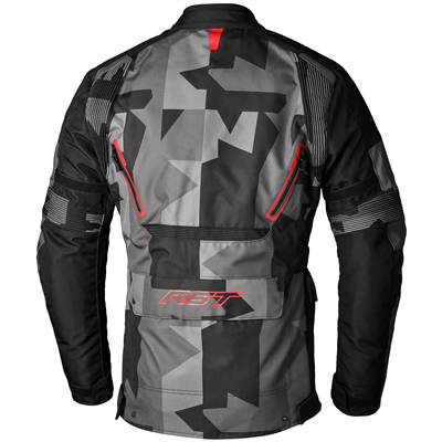 RST Endurance CE Textile Jacket Camo / Red - FREE UK Shipping, FREE 365 Day Returns | Moto Central