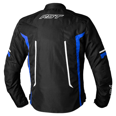 RST Pilot Evo CE Textile Jacket Black / Blue / White  - FREE UK Shipping, FREE 365 Day Returns | Moto Central