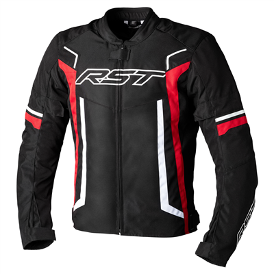 RST Pilot Evo CE Textile Jacket Black / Red / White