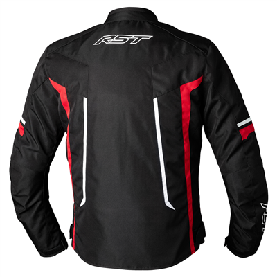 RST Pilot Evo CE Textile Jacket Black / Red / White - FREE UK Shipping, FREE 365 Day Returns | Moto Central