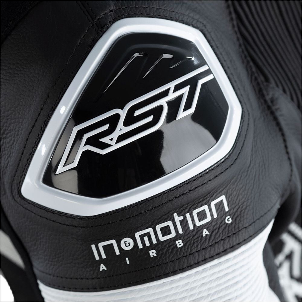 RST Pro Series Evo Airbag CE Leather Suit White / Black / White