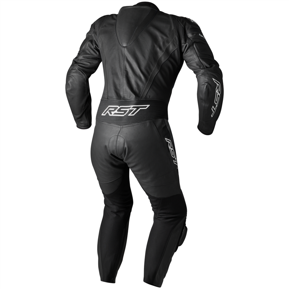 RST Tractech Evo 5 CE Leather Suit Black / Black / Black - FREE UK Shipping, FREE 365 Day Returns | Moto Central