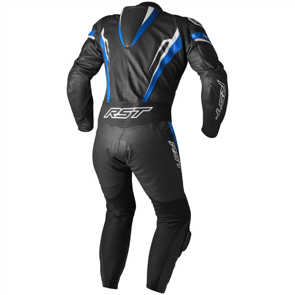 RST Tractech Evo 5 CE Leather Suit Blue / Black / White - FREE UK Shipping, FREE 365 Day Returns | Moto Central