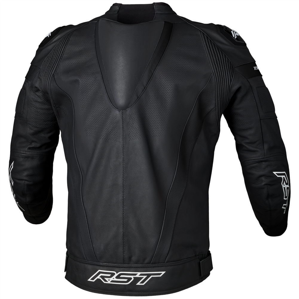 RST Tractech Evo 5 CE Leather Jacket Black / Black / Black