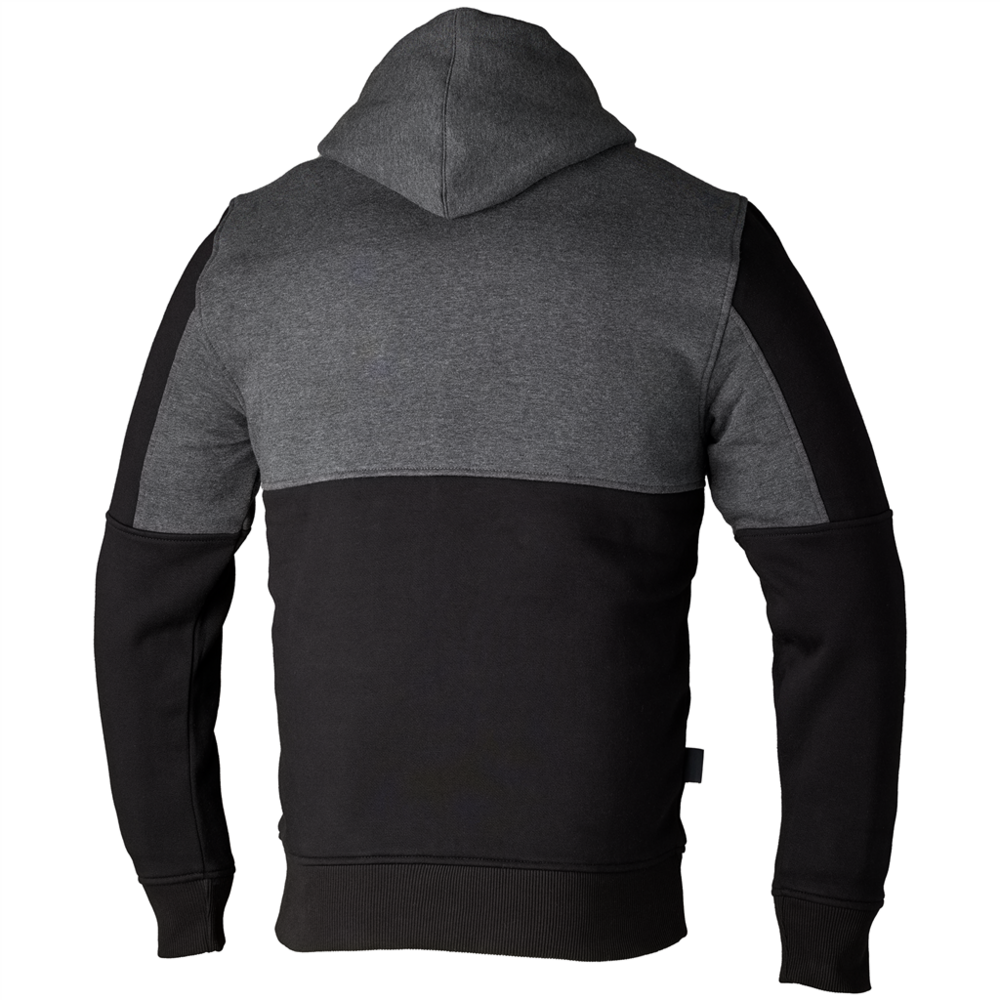 RST Team Zip Through CE Textile Hoodie Black / Grey