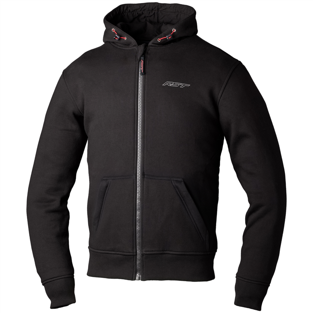 RST Zip Through Urban CE Textile Hoodie Black