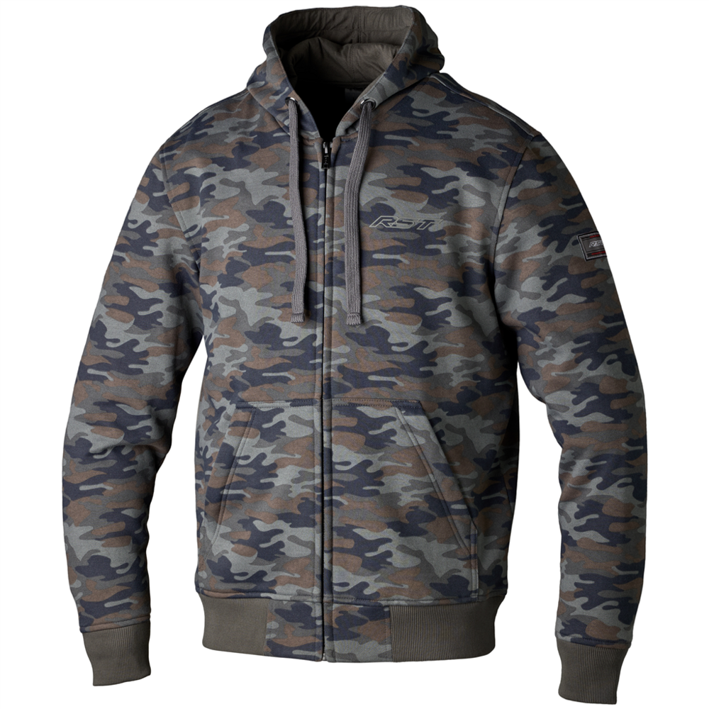 RST Zip Through Urban CE Textile Hoodie Camo