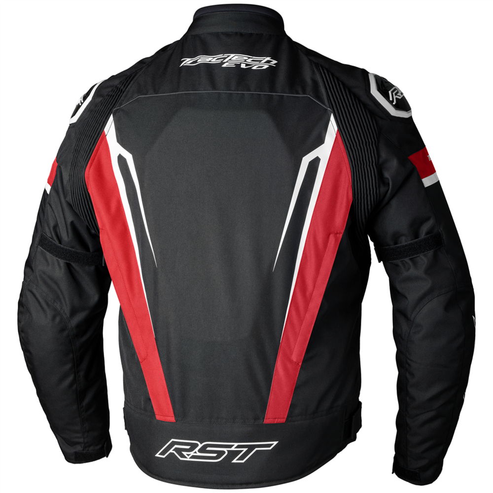 RST Tractech Evo 5 CE Textile Jacket Red / Black / White - FREE UK Shipping, FREE 365 Day Returns | Moto Central