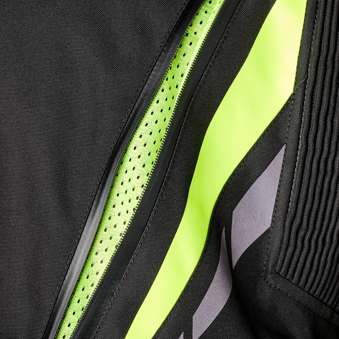 RST Pro Series Paragon 7 CE Textile Jacket Black / Fluo Yellow - FREE UK Shipping, FREE 365 Day Returns | Moto Central