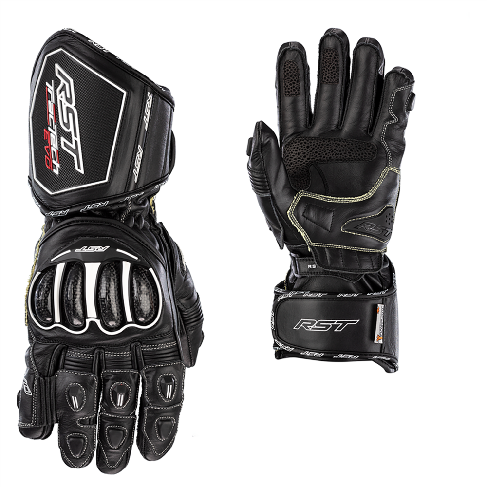 RST Tractech Evo 4 CE Ladies Gloves Black / Black / Black - FREE UK Shipping, FREE 365 Day Returns | Moto Central