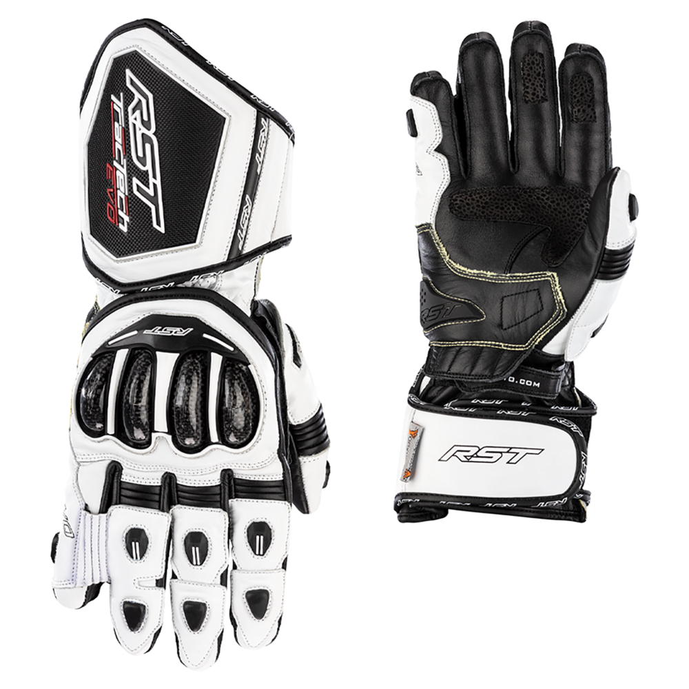 RST Tractech Evo 4 CE Ladies Gloves White / White / Black