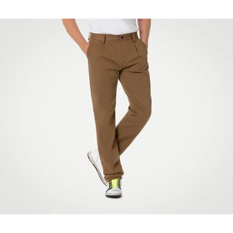 PMJ Sunset Chinos Cognac - FREE UK Shipping, FREE 365 Day Returns | Moto Central