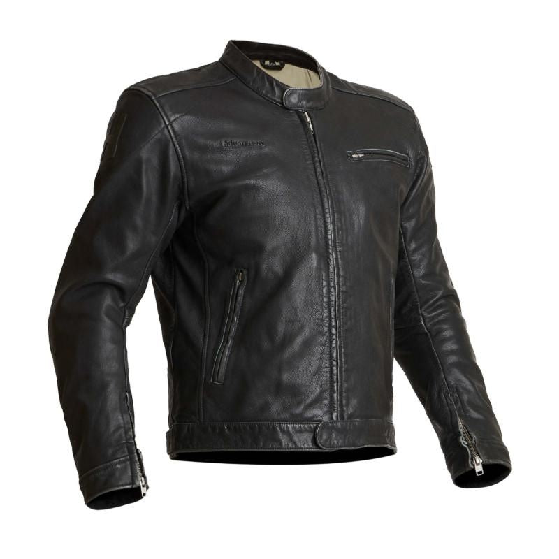 Halvarssons Idre Classic Leather Jacket Black