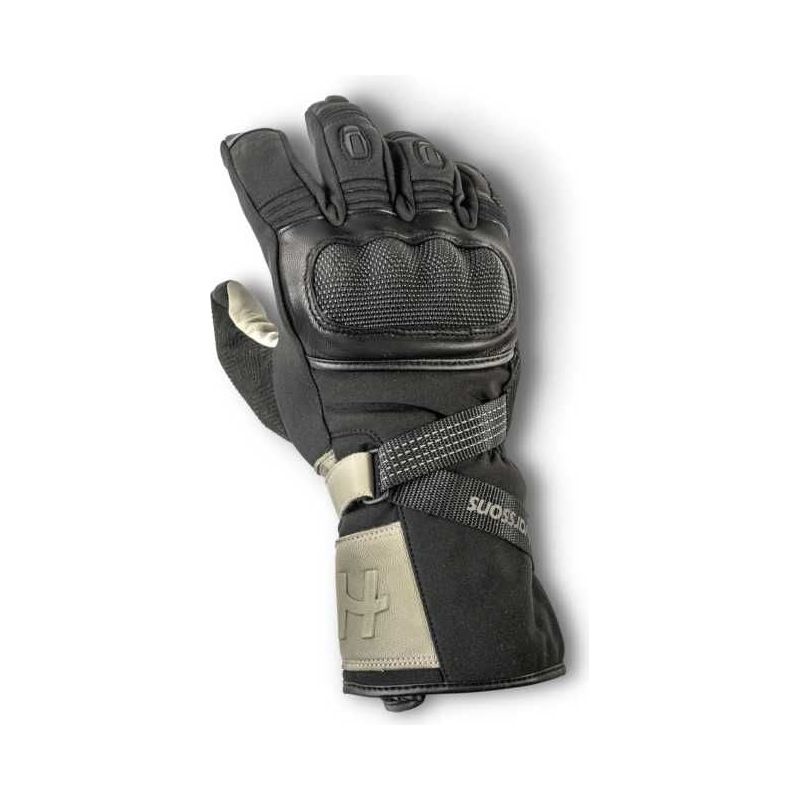 Halvarssons Tihola Winter Touring Leather / Textile Gloves Black / Grey