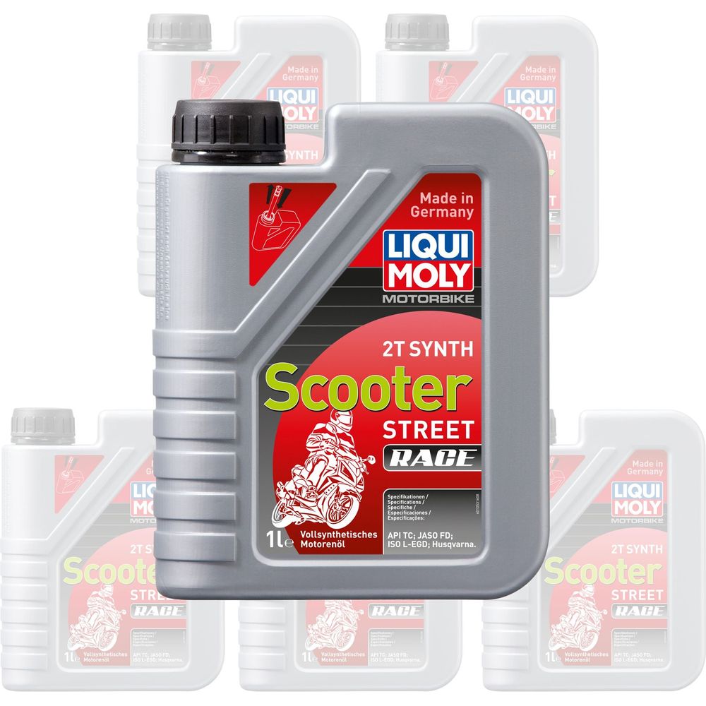 Liqui Moly 2 Stroke Fully Synthetic Scooter Street Race Oil - Box of 6