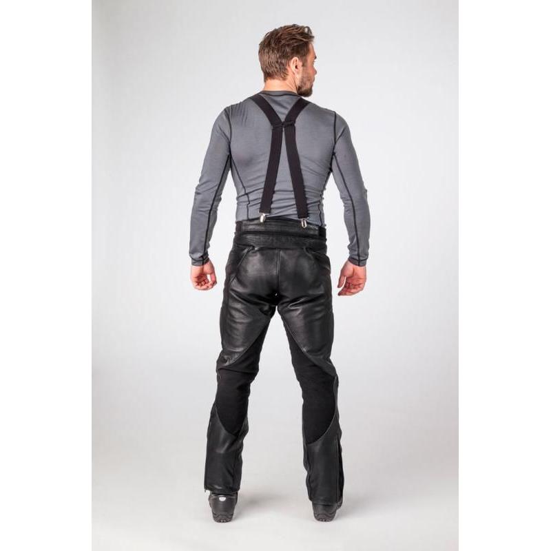 Halvarssons Rullbo Waterproof Leather Trouser Black - FREE UK Shipping, FREE 365 Day Returns | Moto Central