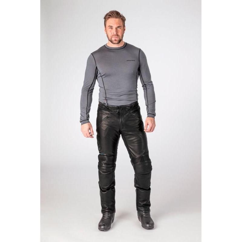 Halvarssons Rinn All Season Waterproof Leather Trouser Black