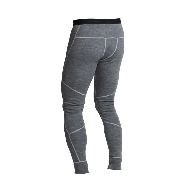 Halvarssons Warm Wool Longs Base Layer Leggings Grey - FREE UK Shipping, FREE 365 Day Returns | Moto Central