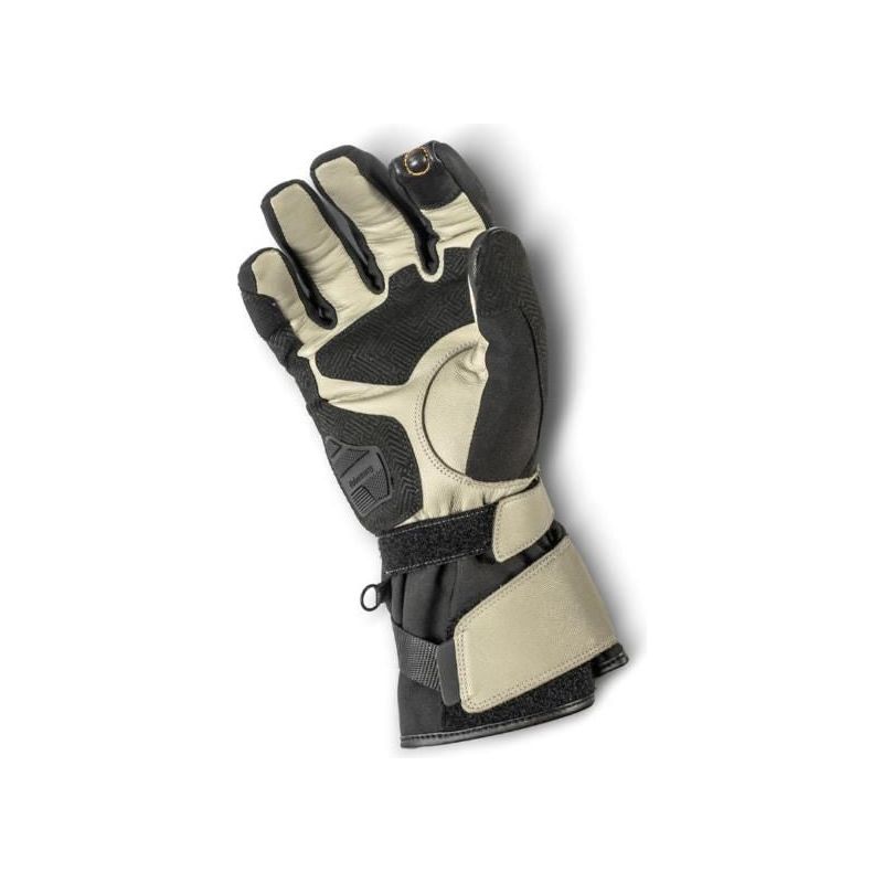 Halvarssons Tihola Winter Touring Leather / Textile Gloves Black / Grey - FREE UK Shipping, FREE 365 Day Returns | Moto Central