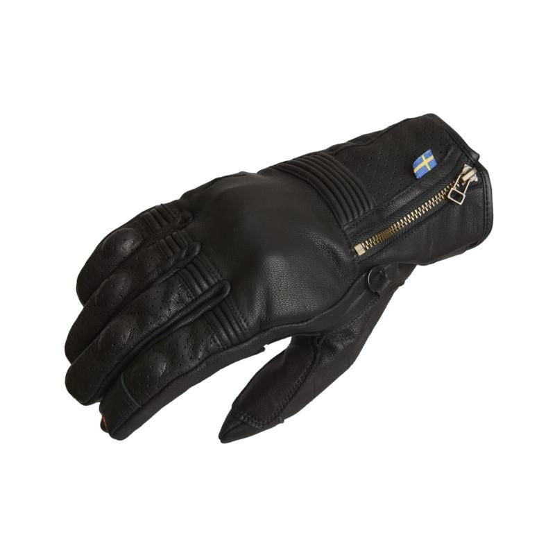 Halvarssons Hofors Short Leather Gloves Black