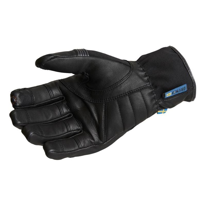 Halvarssons Ljusdal Leather / Textile Touring Gloves Black / Grey