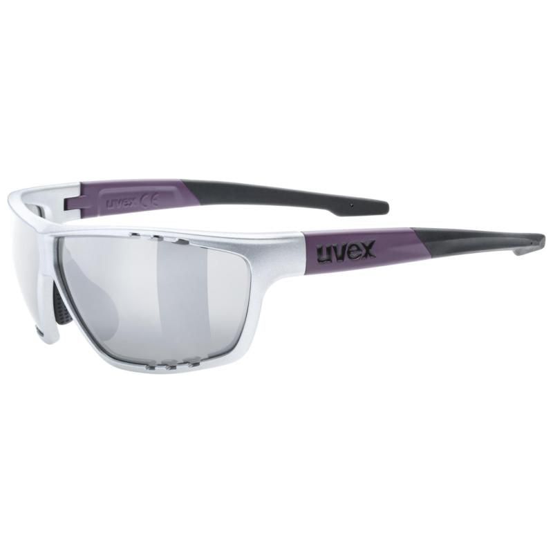 Uvex SP 706 Sunglasses Silver / Plum