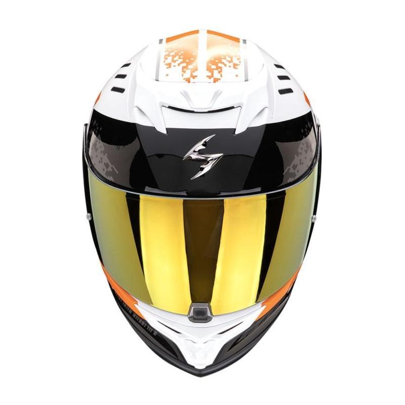 Scorpion EXO 520 Evo Air Titan Full Face Helmet White / Orange