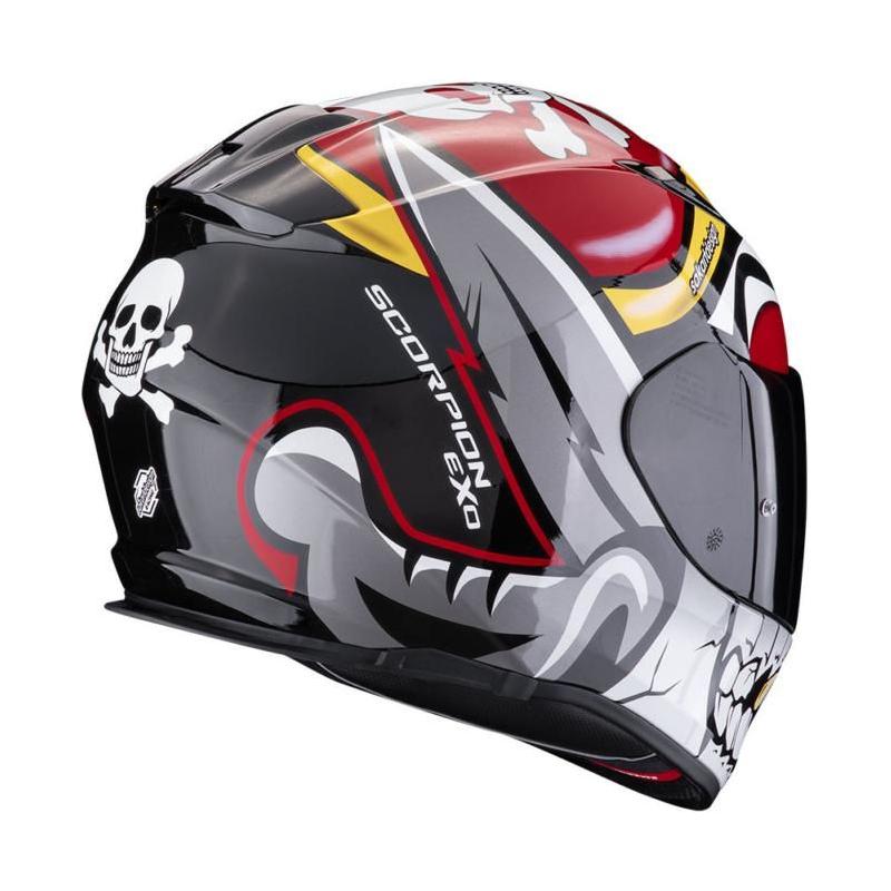 Scorpion EXO 491 Pirate Full Face Helmet Red