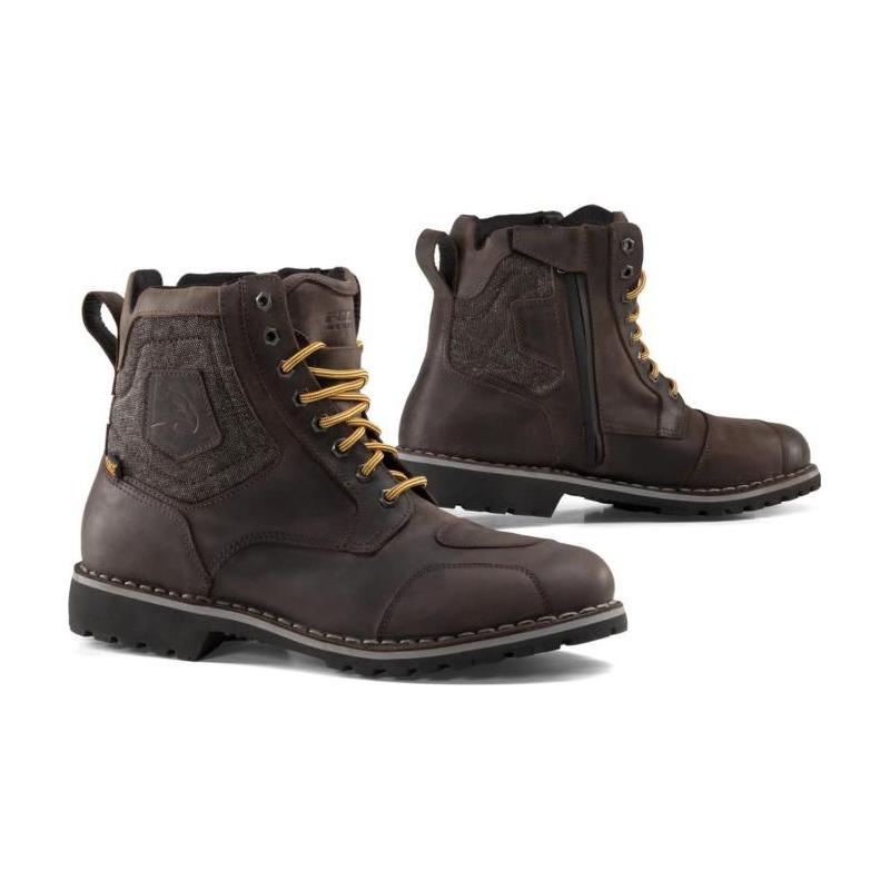 Falco Ranger 2 Leather / Textile Boots Dark Brown