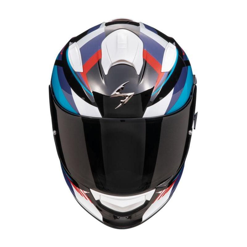 Scorpion EXO 491 Abilis Full Face Helmet Black / Blue / Red - FREE UK Shipping, FREE 365 Day Returns | Moto Central