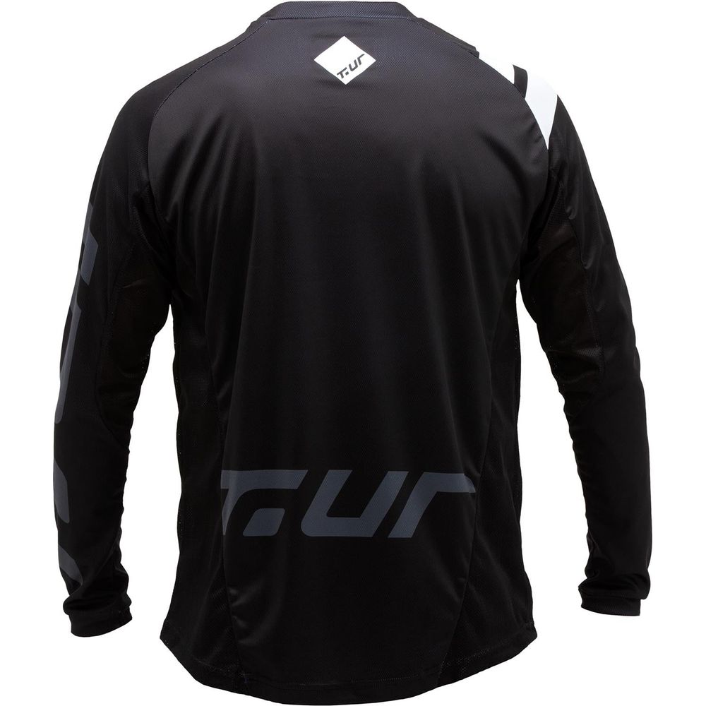 T.UR T-Three T-Shirt Black / White - FREE UK Shipping, FREE 365 Day Returns | Moto Central