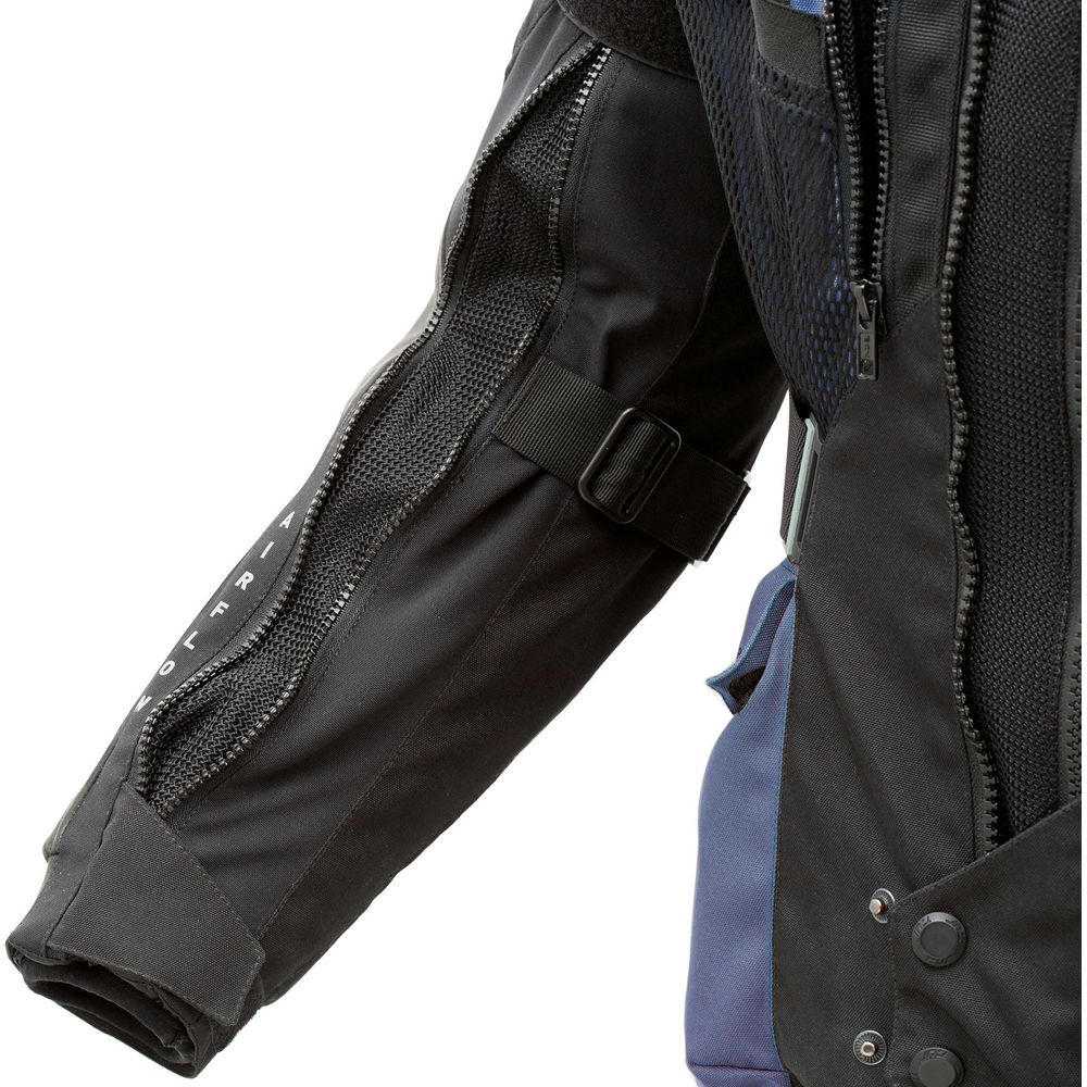 T.UR Roadbook Hydroscud Adventure Jacket Blue / Anthracite - FREE UK Shipping, FREE 365 Day Returns | Moto Central