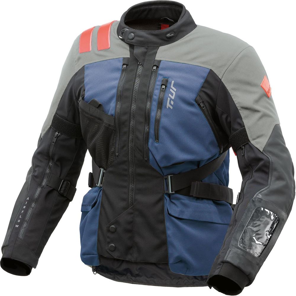 T.UR Roadbook Hydroscud Adventure Jacket Blue / Anthracite