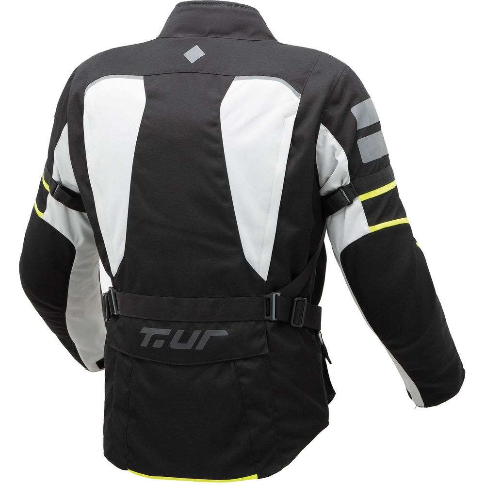 T.UR Himalaya Hydroscud Touring Jacket Black / Light Grey - FREE UK Shipping, FREE 365 Day Returns | Moto Central