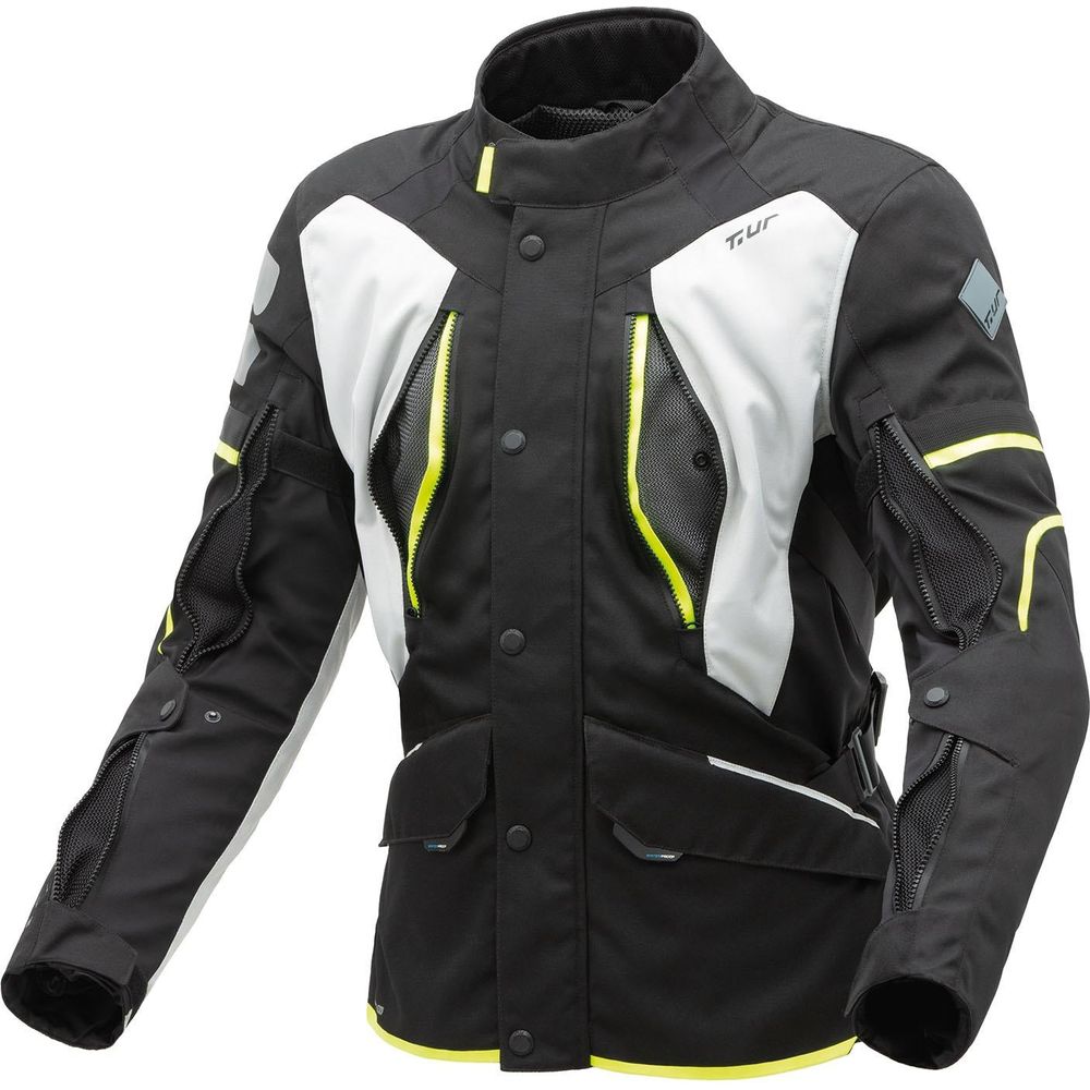 T.UR Himalaya Hydroscud Touring Jacket Black / Light Grey - FREE UK Shipping, FREE 365 Day Returns | Moto Central