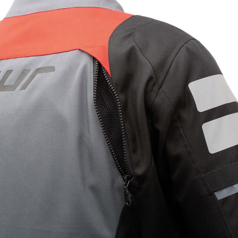 T.UR Nevada Hydroscud Touring Jacket Anthracite / Red  - FREE UK Shipping, FREE 365 Day Returns | Moto Central