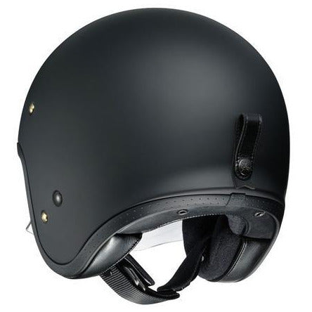 Shoei J.O Plain Open Face Helmet Matt Black - FREE UK Shipping, FREE 365 Day Returns | Moto Central