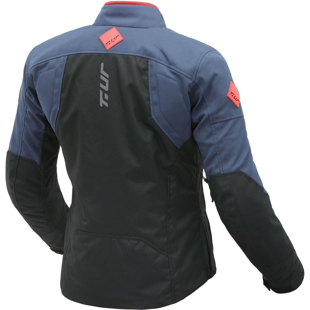 T.UR Tasmania Hydroscud Ladies Touring Jacket Black / Blue  - FREE UK Shipping, FREE 365 Day Returns | Moto Central