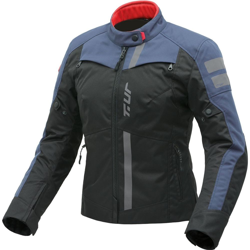 T.UR Tasmania Hydroscud Ladies Touring Jacket Black / Blue