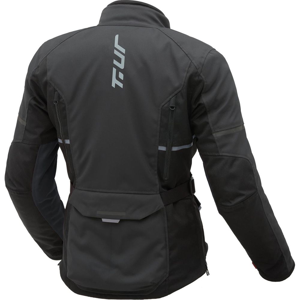 T.UR Lapland Hydroscud Ladies Touring Jacket Dark Anthracite / Black  - FREE UK Shipping, FREE 365 Day Returns | Moto Central