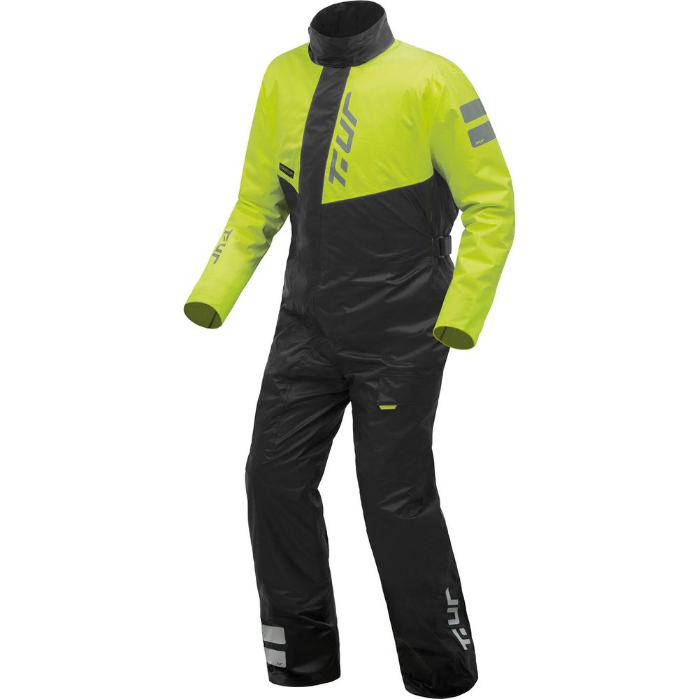 T.UR Fulltrip Hydroscud Rain Suit Black / Fluo Yellow