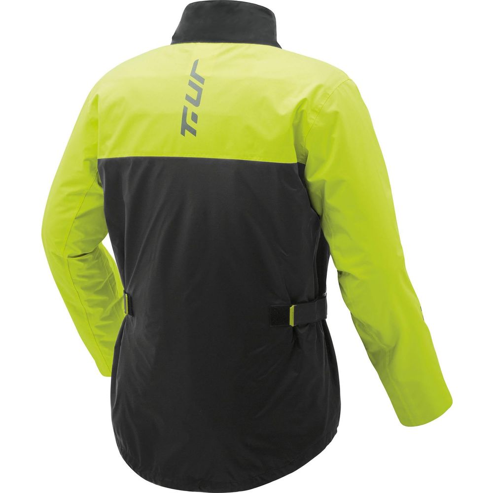 T.UR Roadtrip Hydroscud Rain Jacket Black / Fluo Yellow