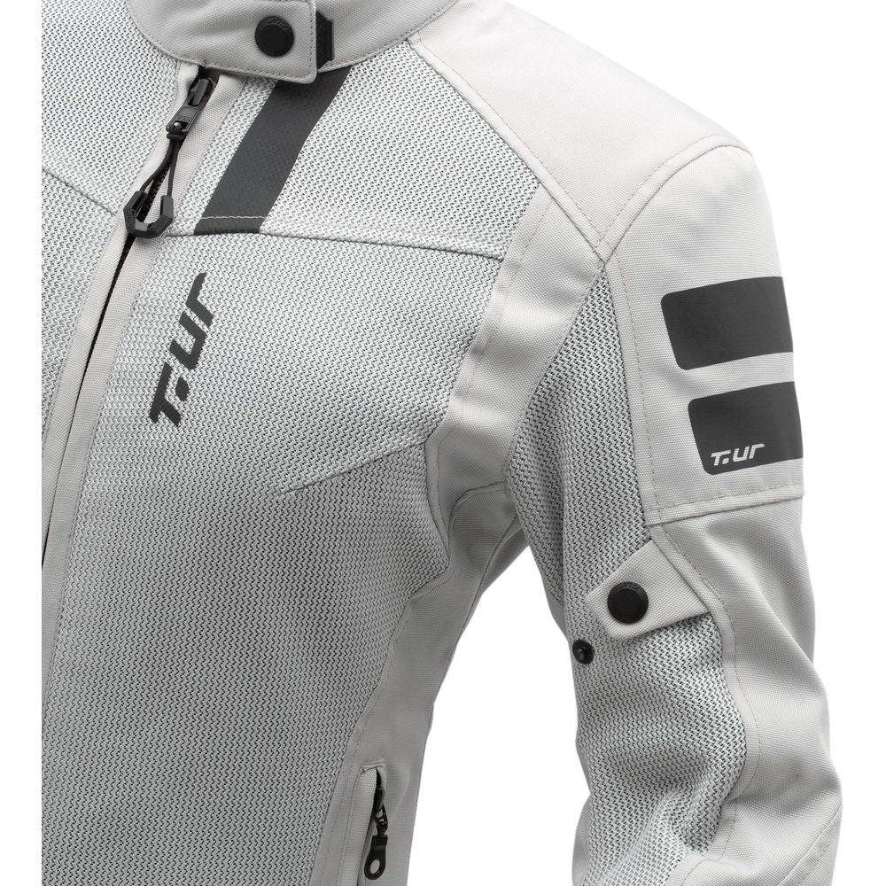 T.UR Elba Ladies Summer Jacket Ice  - FREE UK Shipping, FREE 365 Day Returns | Moto Central