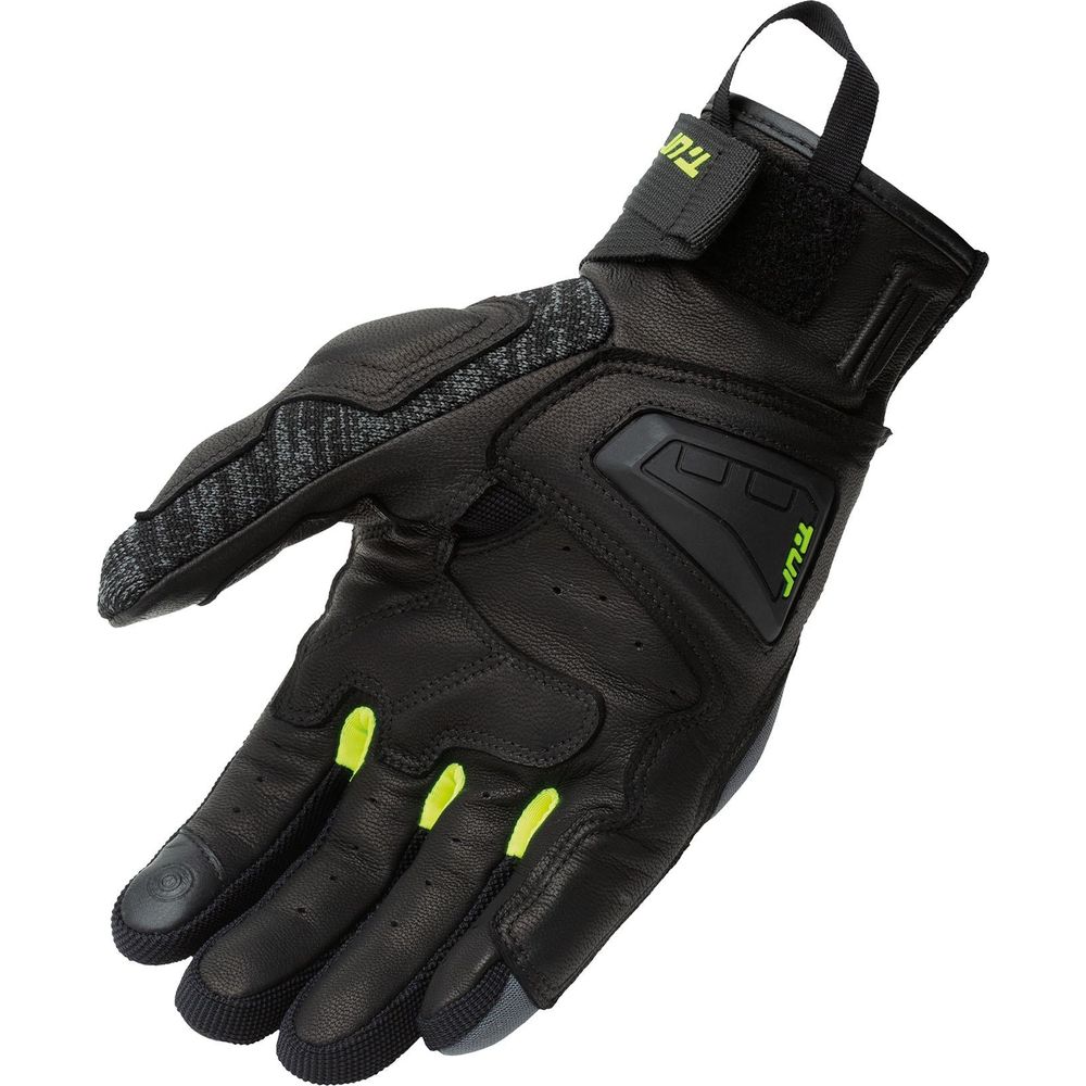 T.UR G-Knit Summer Gloves Black / Fluo Yellow