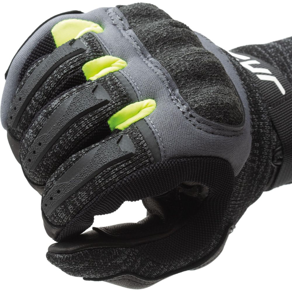 T.UR G-Knit Summer Gloves Black / Fluo Yellow